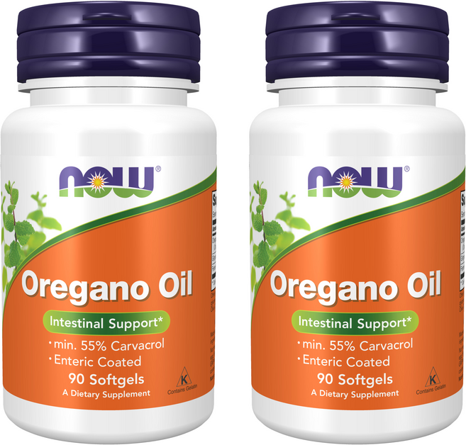 나우푸드 Now Foods Oregano Oil, 90정, 2개