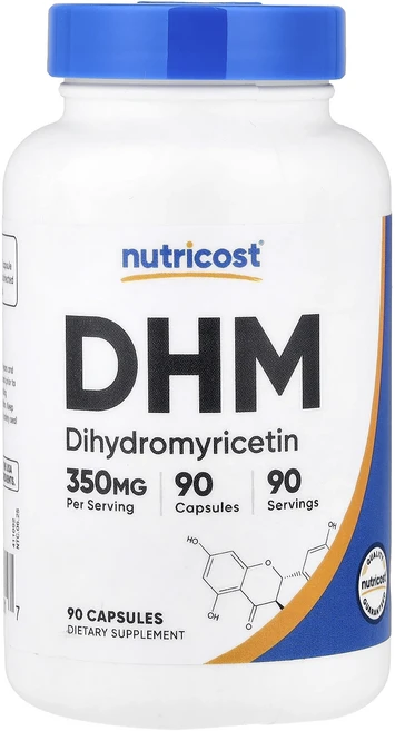 Nutricost DHM 350mg 캡슐 90정, 1개 - 쿠팡