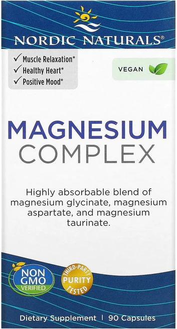 Nordic Naturals 마그네슘 복합체 225mg 캡슐 90정(캡슐 1정당 75mg), NordicNaturals마그네슘복합체225mg캡슐90, 1개, 90정 - 쿠팡