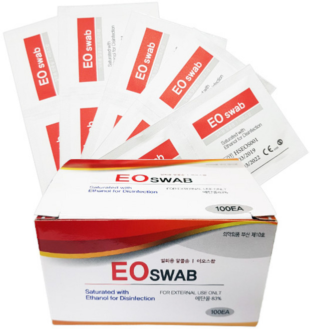하이안비컴메디컬유한공사 이오 소독용 알콜스왑, 100개입, 10개