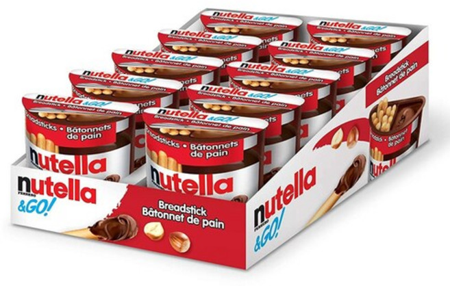 Nutella 누텔라 앤 고 브레드 스틱 52g x 10팩 할로윈 과자 And Go