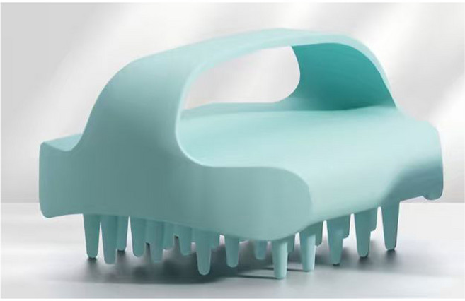 두피 마사지 샴푸 브러시 저자극 헤어 세정 딥클렌징 남녀공용, 1개, 레이크 블루