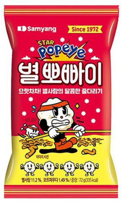 삼양 별 뽀빠이, 24개, 72g