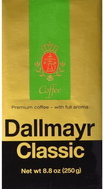 달마이어 클래식 분쇄 커피 4팩 각 8.8온스/250그램 Dallmayr Classic Ground Coffee 4 Packs 8.8oz/250g Each, 1개, 250g