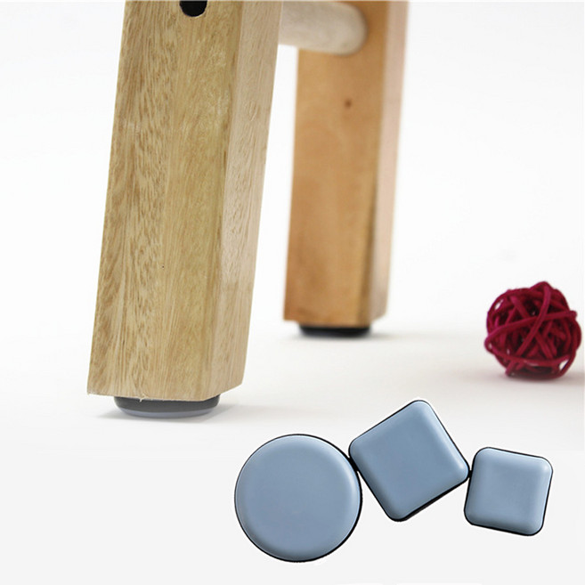 슬라이드 가구패드 식탁 의자 발 커버 다리 층간소음 테프론, 1개, (원형20mm)낱개 1개
