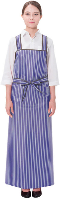 매쉬 줄무늬 H형 방수 앞치마 (대), 보라색, 1개