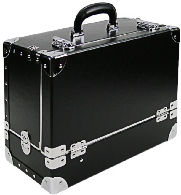 메이크업박스 블랙 4단 대형, 1개