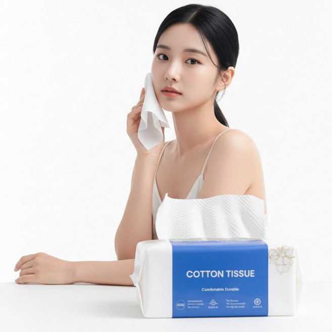 조아리빙 부드러운 천연 일회용 순면 페이스타올, 1개, 100매