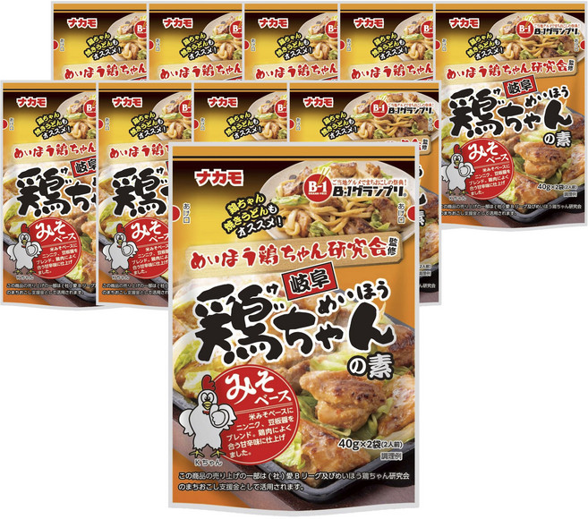 나카모 메이호 케이짱 소스 된장 베이스 2개입, 10개, 80g