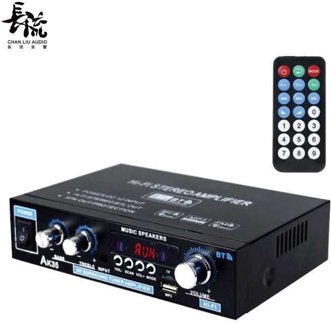 長流音響 AK35 迷你數位 HiFi 兩聲道擴大機, 擴大機(自備電源)