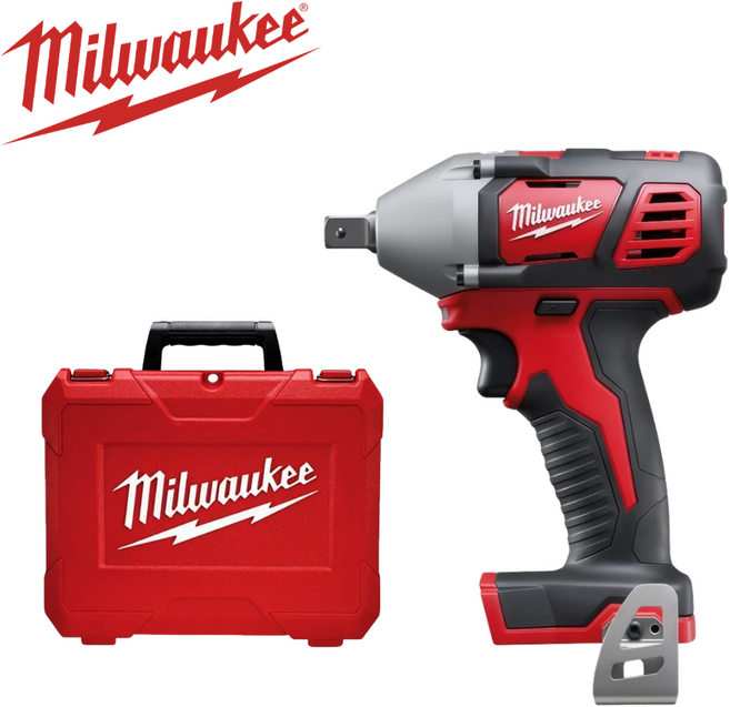 밀워키 M18 BIW-0C 충전임팩렌치 본체 1/2 케이스포함 M18 BIW-502C 베어툴, 1개