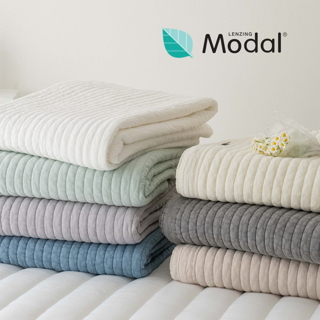 포레스트 렌징모달 피그먼트 이불 겸 패드 고정밴드, 크림 아이보리