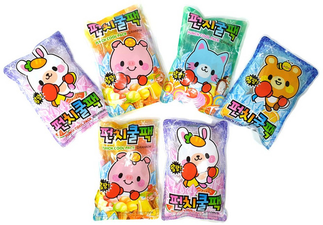 일루옵쇼 펀치 쿨팩 터트리는 아이스팩 랜덤발송, 1개