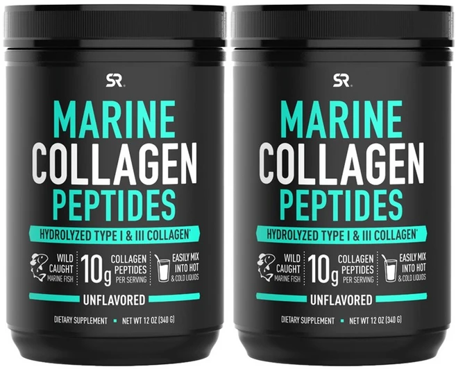스포츠리서치 마린 콜라겐 펩타이드, 340g, 2개 - 쿠팡