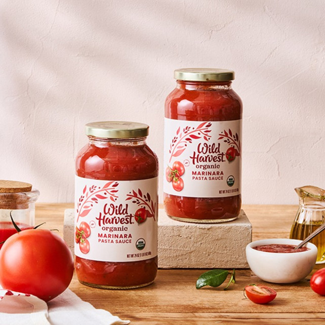 와일드 하베스트 유기농 마리나라 파스타 소스 680g 토마토, 1
