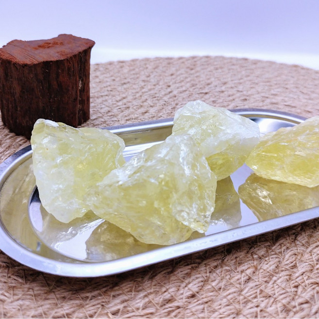 黃水晶原礦碎石 每顆約3-5cm 60-80g