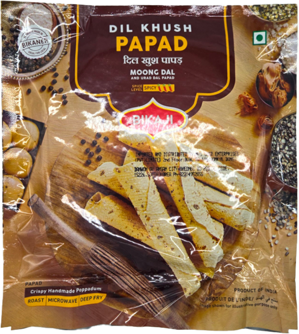 BIkaji Papad Dil 파파드, 1개, 250g