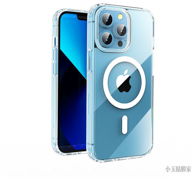 適用於 Apple iPhone Magsafe 磁吸防摔透明手機殼