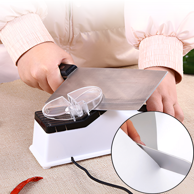 사각마켓 고속회전 USB형 가정용 멀티 소형 전동 칼갈이, 1개, 화이트