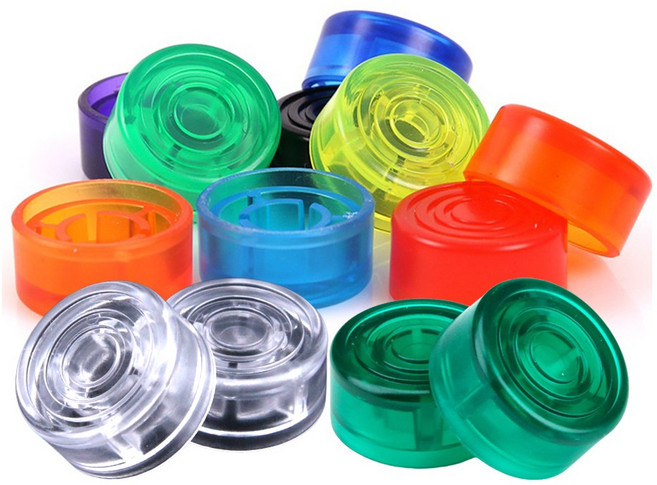 칼라풋스위치토퍼 이펙터 페달 노브 볼륨 캡 컨트롤 풋페달 토퍼 교체 추천 기타 패달 악사세리 커버 버튼, 오렌지, 1개