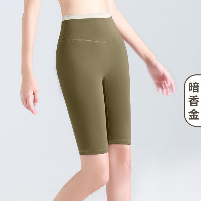 聚衣堂 高腰瑜伽運動五分褲