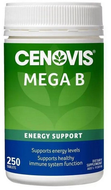세노비스 메가B 비타민B 비오틴 B3 B6 B12 Cenovis Mega B, 6개, 250정