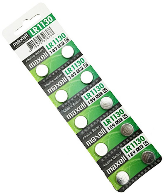 maxell LR1130 水銀電池 1.5V, 1個, 20入/卡