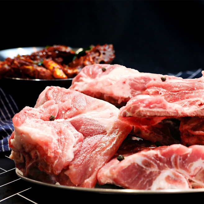 찐신선 살코기 듬-뿍 슈퍼점보목뼈, 2개, 3kg