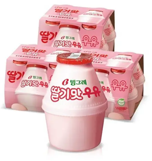 딸기맛(단지) 우유 240ml 칼슘음식 뼈에좋은음식 우유 효능 소화잘되는, 12개