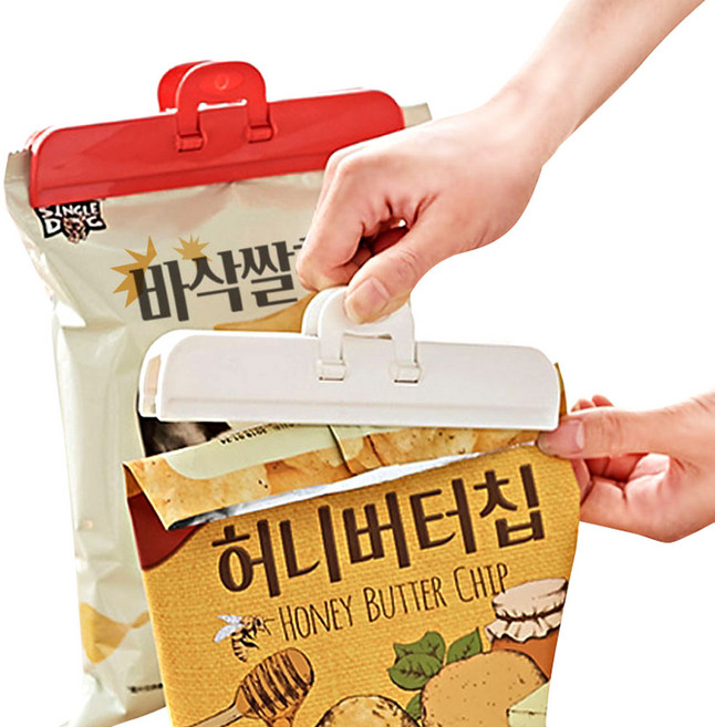 고무 패킹 대형 봉지집게 2개 1세트