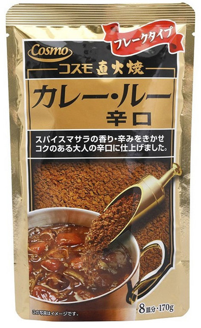 Cosmo 직화로 구운 카레 루 매운맛 과립형, 170g, 1개