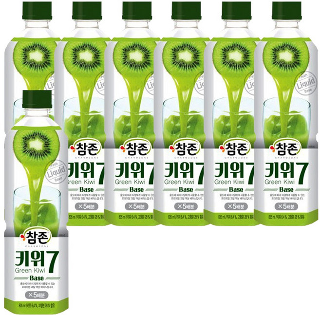 참존식품 키위7베이스 835ml, 7개