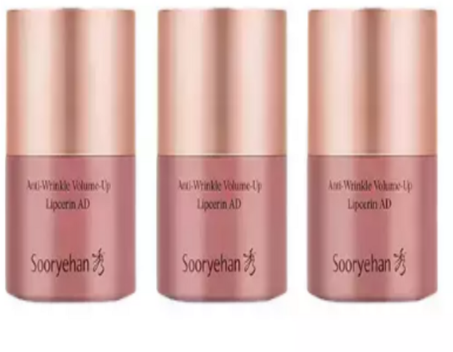 수려한 안티 링클 볼륨업 립세린, 15ml, 3개