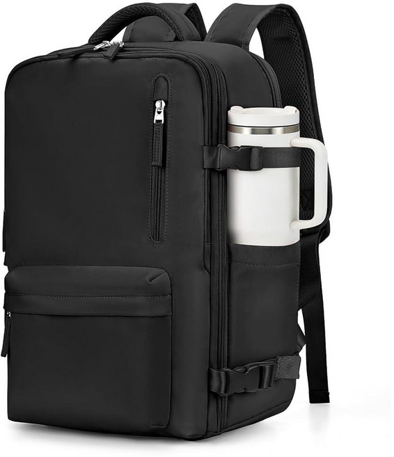 VGCUB 대형 여행 작업 비즈니스 백팩 기내용 승인 노트북 여성용 남성용 Mochila de Viaje 퓨어 핑크. 라지 389579, XXL, A1-블랙