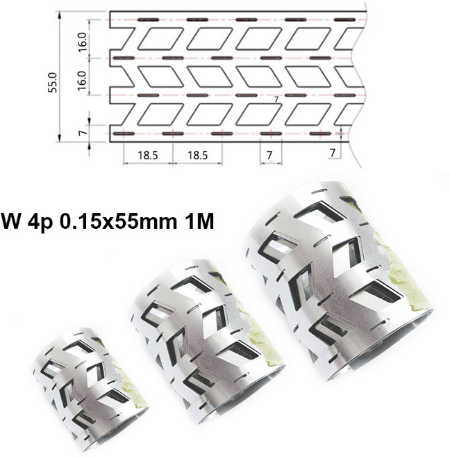 21700 리튬 배터리 스폿 용접용 18650 니켈 스트립 1-10 계량기 2P-6P 0.15x25.5mm, 12 W 4p 0.15x55mm 1M, 1개