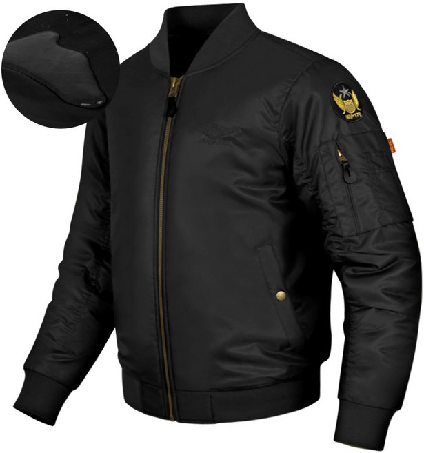 남자 항공점퍼 ma-1 미군 방수 겨울 항공잠바 남성 오버핏 패딩 점퍼 작업복 빅사이즈