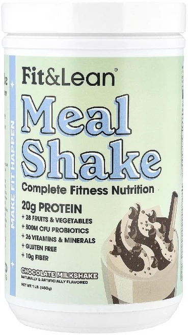 핏 린 밀 셰이크 Complete 피트니스 Nutrition 초콜릿 밀크셰이크 450g, C. 바닐라 아이스크림, 1개 - 쿠팡