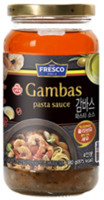 오뚜기프레스코 감바스 파스타소스, 12개, 380g