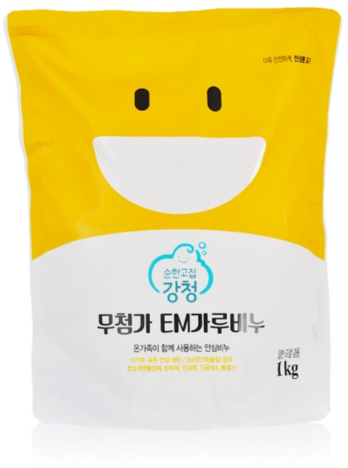 순한고집강청 EM 가루비누, 1kg, 3개