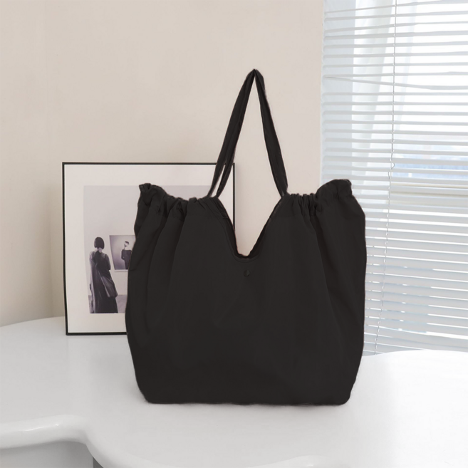 하니모아 여성 대용량 나일론 폴딩 토트백