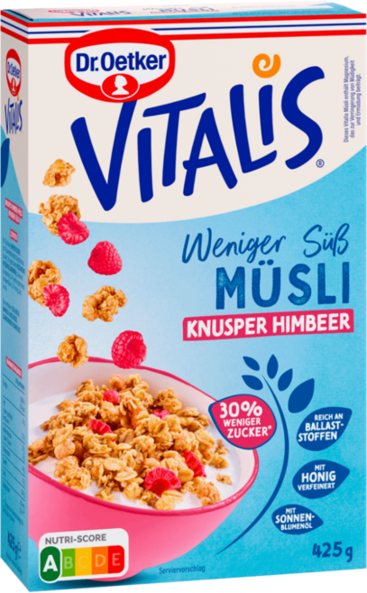 닥터 외트커 비탈리스 저설탕 베리크런치 뮤즐리, 1개, 425g