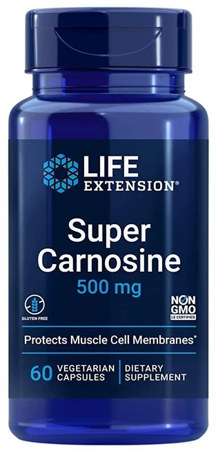 라이프익스텐션 영양제 슈퍼 카르노신 500mg 캡슐 60정 Life Extension, 1개 - 쿠팡