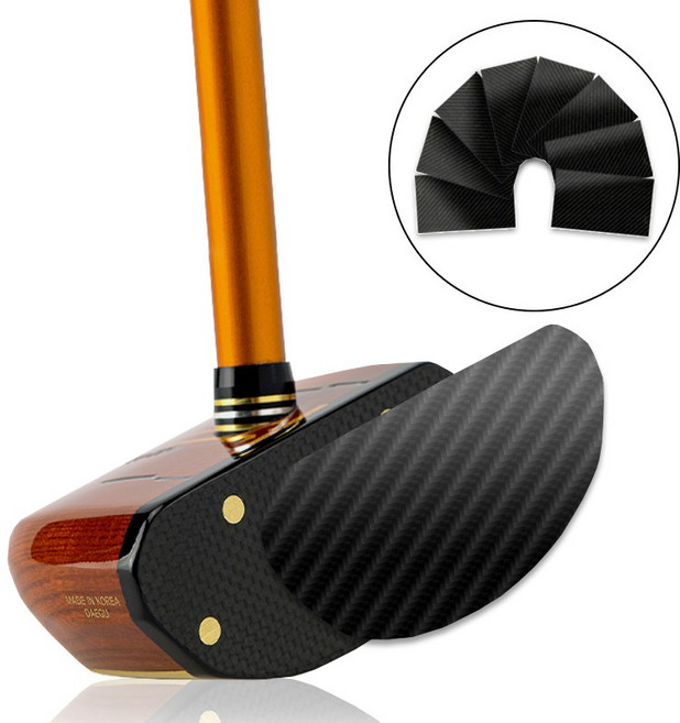 파크골프채 헤드페이스 7D 카본 보호필름 8매, 8개