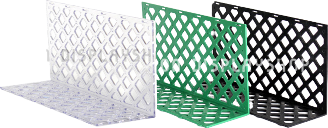 부원진열장 다용도칸막이 매장 마트 농산 진열대 칸막이 (투명색 검정색 녹색), 녹색, 1개