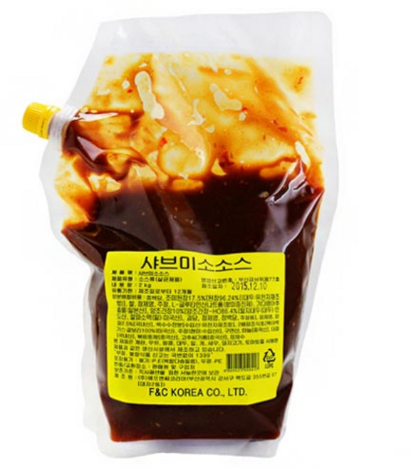 하우하우 샤브미소소스 된장소스, 1개, 2kg