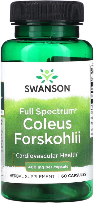 Swanson Full Spectrum 콜레우스 포스콜리 400mg 캡슐 60정, Swanson Full Spectrum 콜레..., 1개 - 쿠팡