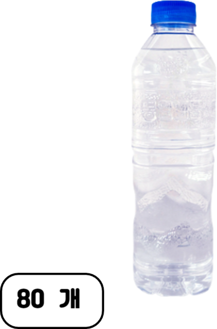 동원 동원샘물, 80개, 500ml