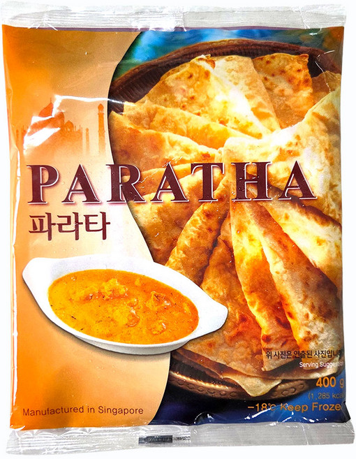 새마원 냉동 정통 인도빵 파라타 400g 패스트리 페스츄리 난 전병 피자 또띠아, 1개