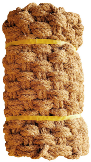 프리미엄 야자매트 폭 0.6m 길이 1m 베트남 공장직영, 브라운, 1개