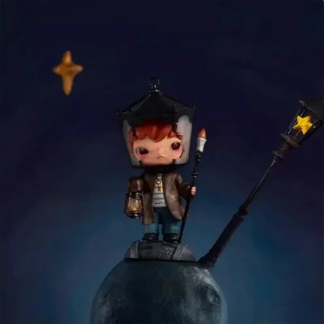 팝마트 히로노 X 르 쁘띠 프린스 시리즈 미스터리 블라인드 박스 토이 카이샤 액션 피규어 서프라이즈 귀여운 모델 생일 선물 270911, 13 The Lamplighter